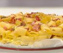 Frittata di pasta e pancetta