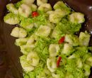 Gnocchi di farina con pesto di zucchine - Luisanna Messeri