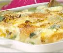 Lasagne di crespelle verdi con zucca e toma