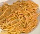 Linguine in crema di tonno, limone e pomodoro  - Antonella Clerici