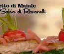 Filetto di maiale in salsa di ravanelli - I men di Benedetta