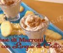 Mousse di marroni con lingue di gatto - I men di Benedetta