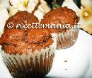 Muffin al cioccolato con gocce