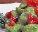 Orecchiette con pesto di rucola - cotto e mangiato