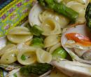 Orecchiette con fasolari ed asparagi - Alessandro Borghese