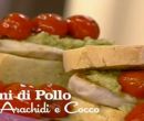 Panini di pollo alle arachidi e cocco - I men di Benedetta