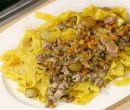 Pappardelle con uva e faraona - Alessandra Spisni