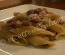 Penne bacon e fagioli - cotto e mangiato