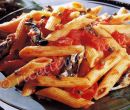 Penne con involtini di melanzane