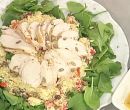 Pollo al limone con cous cous di verdure