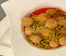 Polpette in umido con piselli - Alessandra Spisni