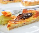 Quiche ai fiori di zucca