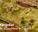 Quiche di zucchine e speck - I men di Benedetta