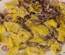 Ravioli di formaggio con radicchio e noci - Alessandra Spisni