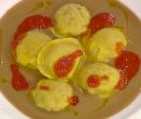 Ravioli ripieni di zampone su crema di lenticchie - Andrea Ribaldone