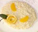 Risotto all'arancia con pere Martin Sec e mantecato al taleggio - Sergio Barzetti