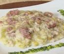 Risotto ai porri - cotto e mangiato