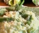 Risotto con asparagi e burrata - cotto e mangiato