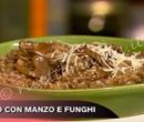 Risotto con manzo e funghi - Cucina con Buddy