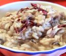 Risotto con salsiccia e radicchio