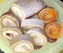 Rollata con cuore di panna al caramello