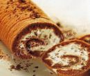 Rotolo al cioccolato farcito alla ricotta