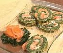 Rotolo di spinaci e trota - cotto e mangiato