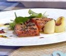 Salmone con porri alla vaniglia - Andrea Ribaldone