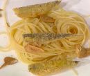 Spaghetti aglio olio e sarda ripiena - Andrea Ribaldone