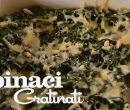 Spinaci gratinati - I men di Benedetta