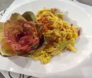 Strangozzi alla carbonara di carciofi - Elisa Rivaroli