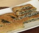 Strudel di coste - cotto e mangiato