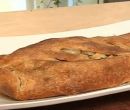 Strudel di carciofi - cotto e mangiato