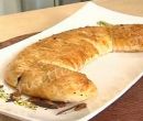 Strudel di ricotta e cioccolato - cotto e mangiato