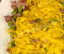 Tagliatelle asparagi e prosciutto crudo - Alessandra Spisni