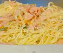 Tagliolini al salmone affumicato con profumo di arancia - Antonella Clerici