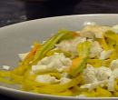 Tagliolini scampi e fiori di zucca - Alessandro Borghese