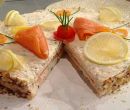 Torta al formaggio e salmone