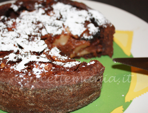 Torta di mele al cioccolato