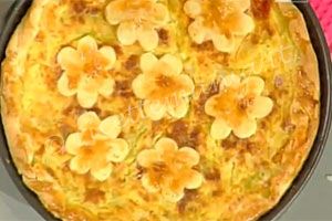 Torta salata con verza e formaggio - Antonella Clerici